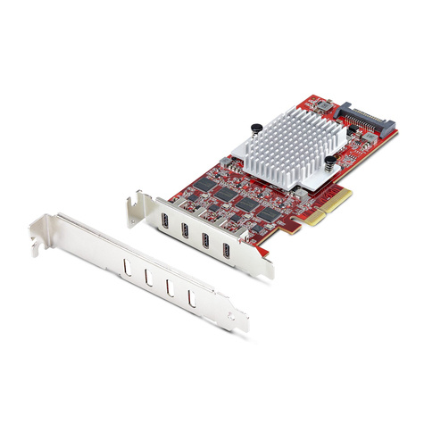 STARTECH 4-Port USB Type-C PCIe Card USB-C 10Gb