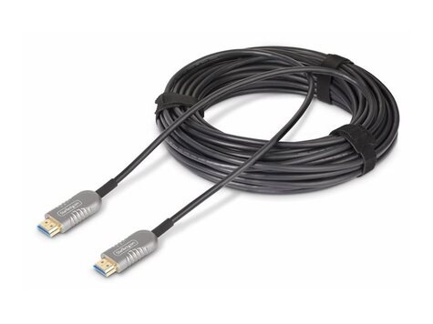 STARTECH 100ft (30.4m) HDMI 2.1 Hybrid Active Optical Cable (AOC), CMP, Plenum Rated, 8K Ultra High Speed