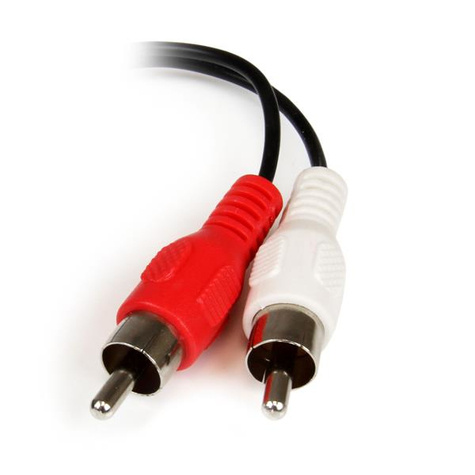 STARTECH 15 cm stereo/audiokabel - 3,5 mm vrouwelijk naar 2x RCA mannelijk - Audiokabel