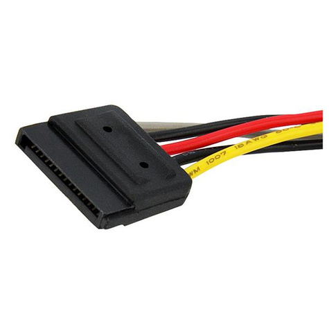 STARTECH 15cm SATA Voedingskabel Y-adapter - M/F - Splitser voor stroom - SATA-voeding (M) naar SATA-voeding (V)