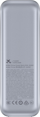 Anker Prime 20 000 mAh Power Bank (220W)