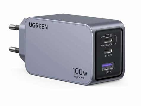Ugreen Nexode Pro 100W 3-Port GaN Fast Charger Set EU 25874