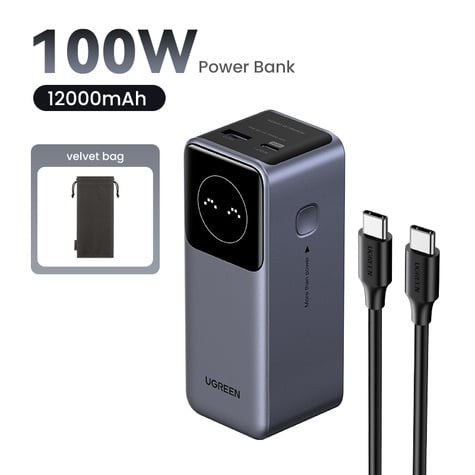 Ugreen 12000mAh 100W Fast Charging Power Bank 35526B