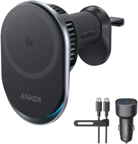 Anker Anker Prime Wireless Car Charger (25W QI2.2 Pad Separated USB-C Cable)