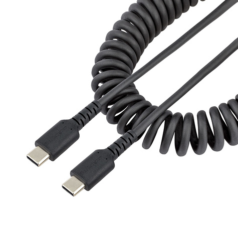 STARTECH 3ft USB C Charging Cable Coiled M/M