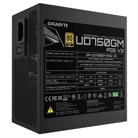 Gigabyte Voeding UD750GM PG5 V2 750Watt