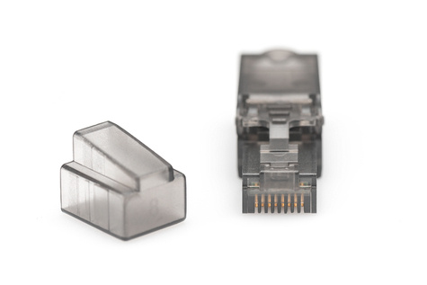 DIGITUS CAT 6A connector voor veldmontage, onafgeschermd AWG 27/7 tot 22/1, massieve en litzedraad