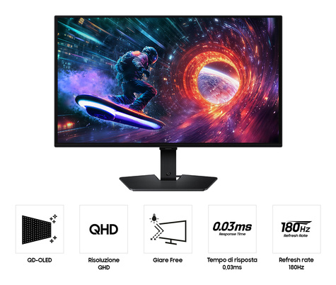Samsung 27"/OLED Flat/16:9/2560x1440/200