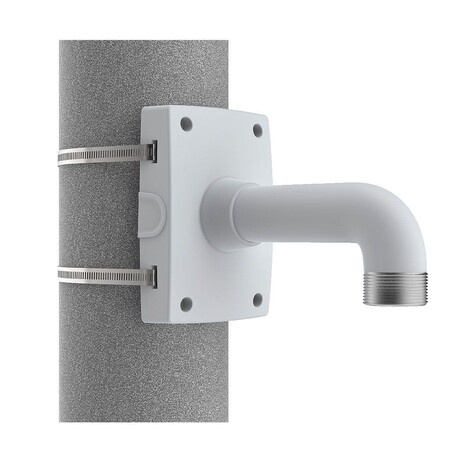 Axis T91B67 - Bevestigingsbeugel voor camera - monteerbaar aan paal - buitenshuis, binnenshuis - wit - voor AXIS T94A01, T94B02, T94F01, T94K01, T94M01, T94M02, T94T01, T94T02, T94V01, P37 Series