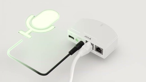 Axis T6101 Audio and I/O Interface - Expansiemodule voor cameraterminal - voor AXIS M4215-V, M42 Series M4215-LV, M4218-LV