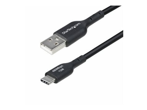 STARTECH 2m 6ft USB-A to USB-C Charging Cable