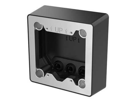 Axis TI8602 - Camerabehuizing - monteerbaar aan muur - binnenshuis, buitenshuis - zwart - voor Axis I8016-LVE