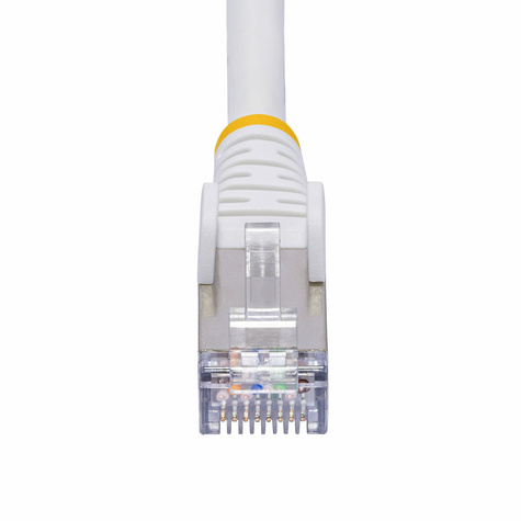 STARTECH 15m CAT8 Netwerkkabel, Wit, Snagless, S/FTP, 25G/40G - Verbindingskabel - RJ-45 (M) naar RJ-45 (M)