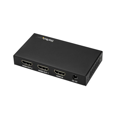 STARTECH HDMI splitter - 2 poorts - 4K 60Hz - 1x in 2x uit HDMI splitter - Video/audiosplitser - 2 x HDMI - desktop - voor P/N: ST121HD20FXA