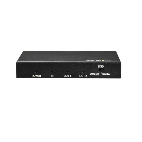STARTECH HDMI splitter - 2 poorts - 4K 60Hz - 1x in 2x uit HDMI splitter - Video/audiosplitser - 2 x HDMI - desktop - voor P/N: ST121HD20FXA