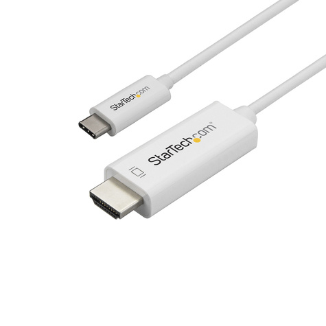 STARTECH STARTECH 1m USB C naar HDMI kabel, 4K 60Hz USB Type C naar HDMI 2.0 Video Adapter Kabel, Thunderbolt 3 Compatibel