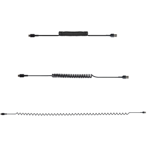 STARTECH 3ft USB A to C Charging Cable Coiled M/M