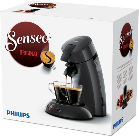 Philips Coffee machine New Senseo Original basic cashmere gray WE settings