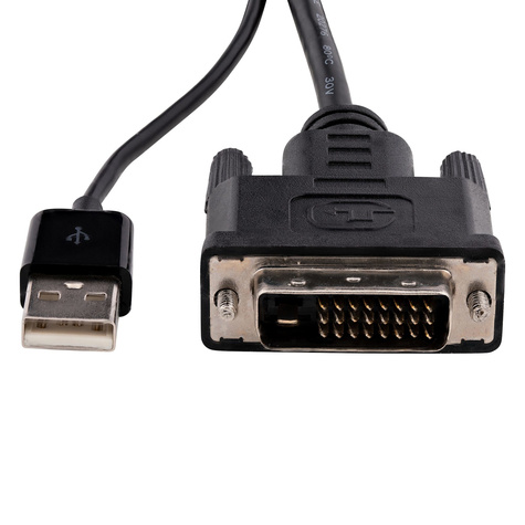 STARTECH DVI naar DisplayPort adapter met USB Power - DVI-D naar DP video adapter - 1920 x 1200 - Videoadapter