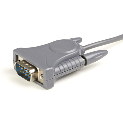STARTECH USB naar RS232 DB9/DB25 Seriële Verloopkabel - M/M - Seriële adapter - USB 2.0 - grijs
