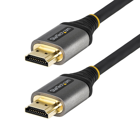 STARTECH STARTECH 20in (0.5m) Premium Certified HDMI 2.0 Cable with Ethernet, High-Speed Ultra HD 4K 60Hz HDMI Cable HDR10