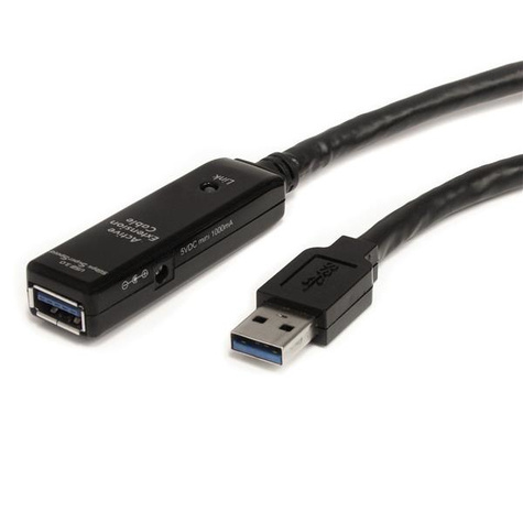 STARTECH STARTECH 10m USB 3.0 Actieve Verlengkabel - M/F - USB-verlengkabel - USB type A (M) naar USB type A (V)