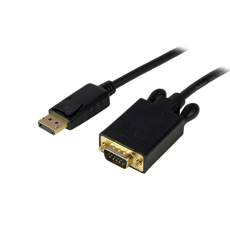 STARTECH STARTECH 3 m lange DisplayPort naar VGA adapter converter kabel - DP naar VGA 1920x1200 - zwart - DisplayPort kabel