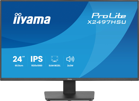 Iiyama X2497HSU-B1 24" IPS LCD with 4-si