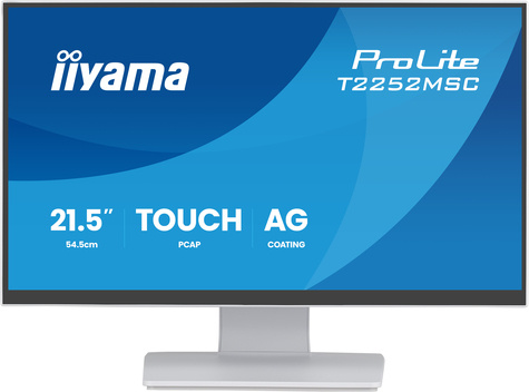 Iiyama ProLite T2252MSC-W2AG computer monitor 54,5 cm (21.4") 1920 x 1080 Pixels Full HD LCD Touchscreen Wit