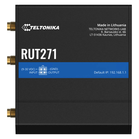 Teltonika RUT271 2x Ethernet ports WiFi and RutOS software for advanced networkingsolutions.