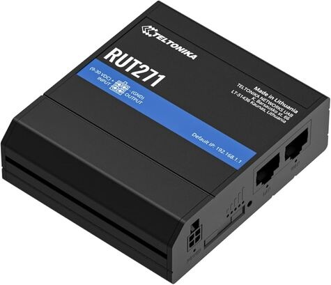 Teltonika RUT271 2x Ethernet ports WiFi and RutOS software for advanced networkingsolutions.