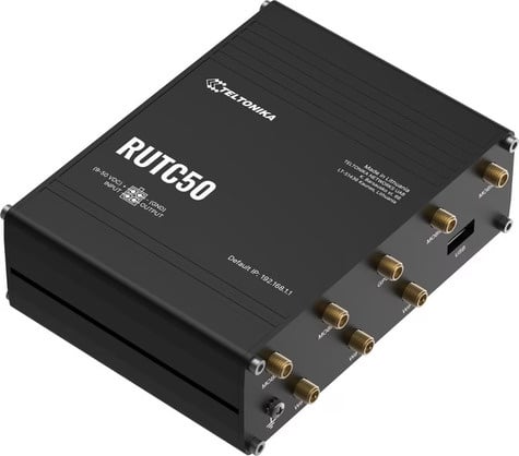 Teltonika Upgraded version of RUTC50 with expanded flash and RAM memory eSIM and TPM chip.