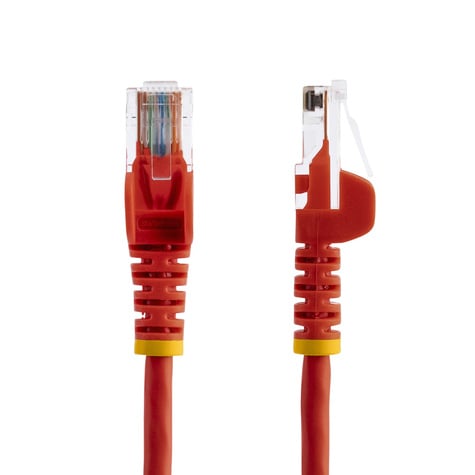 STARTECH 0,5m Cat5e Ethernet netwerkkabel met snagless RJ45 connectors - UTP kabel 50 cm rood - Verbindingskabel