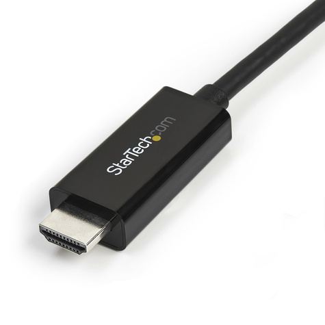 STARTECH Mini DisplayPort naar HDMI adapterkabel - mDP naar HDMI adapter met geïntegreerde kabel - zwart - 3 m