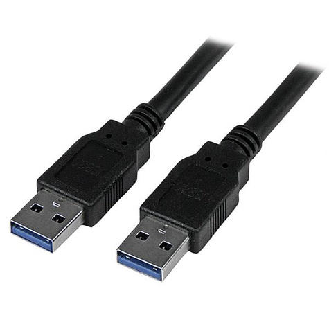 STARTECH STARTECH USB 3.0 kabel - A naar A - M/M - 3 m - USB 3.1 Gen 1 (5 Gbps) - USB-kabel - USB type A (M) naar USB type A (M)