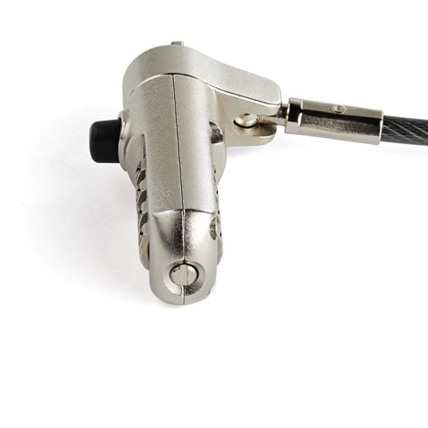 STARTECH Laptop kabelslot - nano-slot - gepersonaliseerde combinatie - Compatible with Kensington - beveiligingskabelslot - 2 m