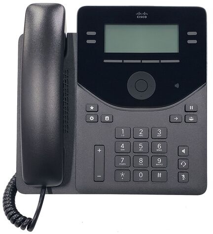 Cisco Cisco Desk Phone 9841 - VoIP-telefoon - met Trusted Platform Module (TPM) 2.0 met nummerherkenning/wachtstand - SIP, SDP, RTCP, RTP, SRTP - 4 lijnen - koolstofzwart
