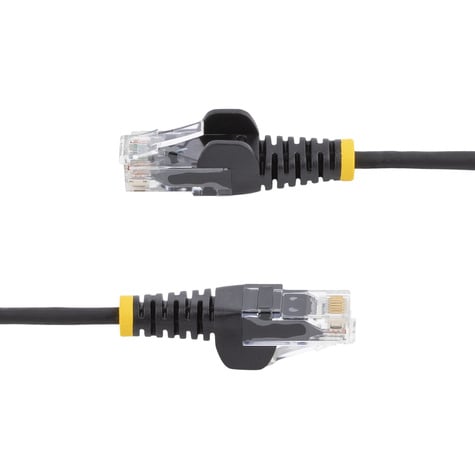 STARTECH 15m Black Slim CAT6 Ethernet Cable