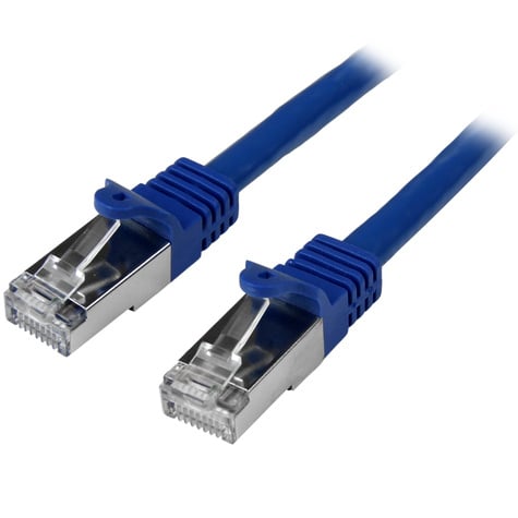 STARTECH 5m Cat6 patchkabel blauw - Shielded (SFTP) snagless gigabit netwerkkabel - Cat 6 ethernet patch lood