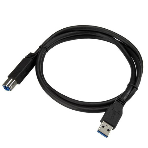 STARTECH 1 m gecertificeerde SuperSpeed USB 3.0 A-naar-B-kabel - M/M - USB-kabel - USB Type B (M) naar USB type A (M)