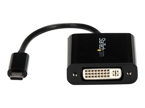 STARTECH USB C to DVI Adapter - Bl