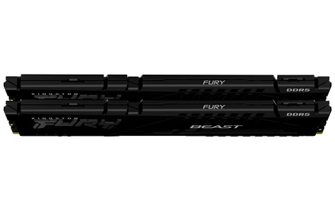 Kingston FURY Beast - DDR5 - kit - 64 GB: 2 x 32 GB - DIMM 288-pin - 6000 MHz / PC5-48000 - unbuffered
