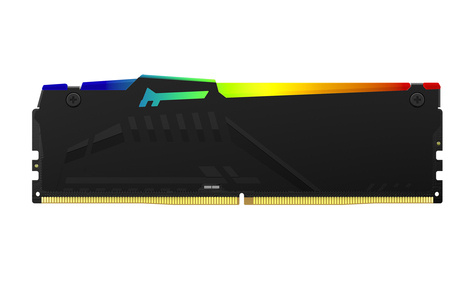 Kingston FURY Beast RGB - DDR5 - kit - 32 GB: 2 x 16 GB - DIMM 288-pin - 6400 MHz / PC5-51200 - unbuffered