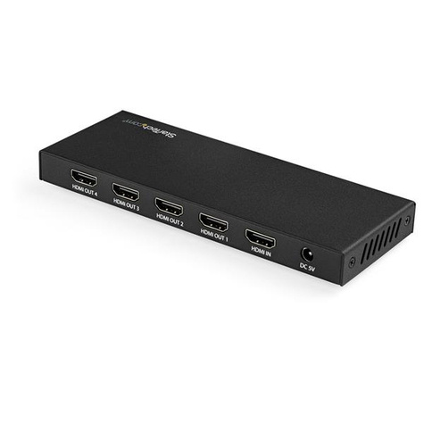 STARTECH HDMI splitter - 4 poorts - 4K 60Hz - 1x in 4x uit HDMI splitter - Video/audiosplitser - 4 x HDMI - desktop