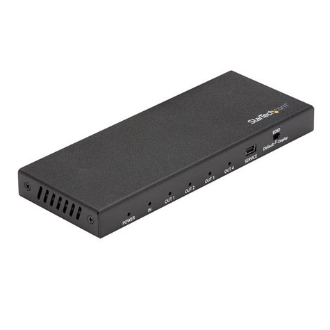 STARTECH HDMI splitter - 4 poorts - 4K 60Hz - 1x in 4x uit HDMI splitter - Video/audiosplitser - 4 x HDMI - desktop