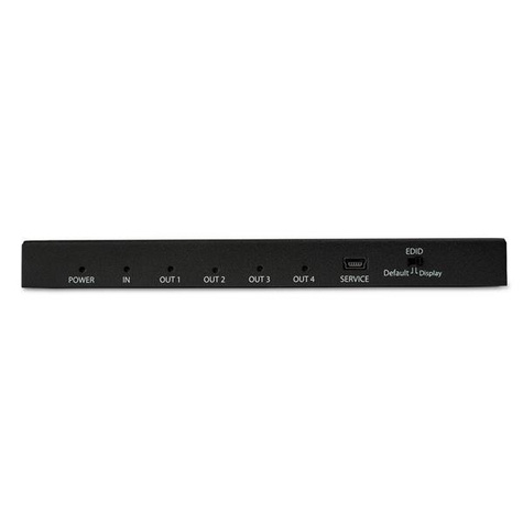 STARTECH HDMI splitter - 4 poorts - 4K 60Hz - 1x in 4x uit HDMI splitter - Video/audiosplitser - 4 x HDMI - desktop