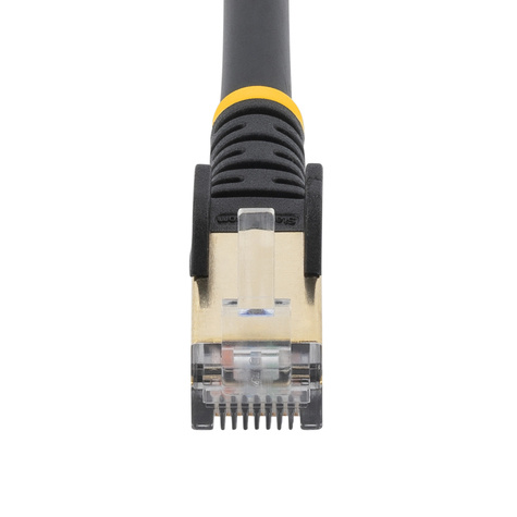 STARTECH 1.5m CAT6A Ethernet Cable, 10 Gigabit Shielded Snagless RJ45 100W PoE Patch Cord