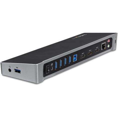 STARTECH Triple monitor docking station voor laptops - Mac  Windows - USB 3.0 dock - USB snellaadpoort