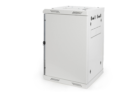 DIGITUS 10" en 19" combi wandbehuizing 10U horizontaal (10"), 5U verticaal (19"), grijs