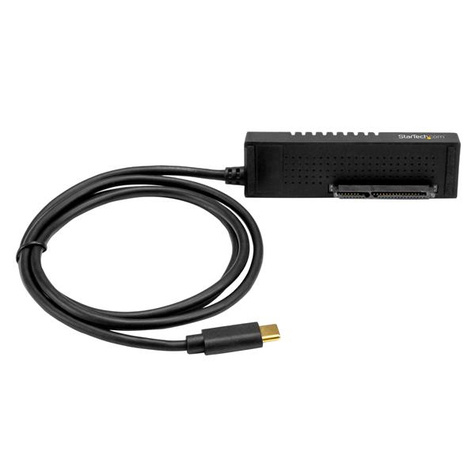 STARTECH STARTECH USB-C naar SATA adapterkabel voor 2.5"/3.5" SSD/HDD schijven - USB 3.1 (10Gbps) SATA USB adapter
